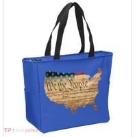 We The People Constitution Usa Flag 2nd Adt Gun Rights Gift Tote Bag thumb 2