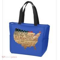 We The People Constitution Usa Flag 2nd Adt Gun Rights Gift Tote Bag thumb 3