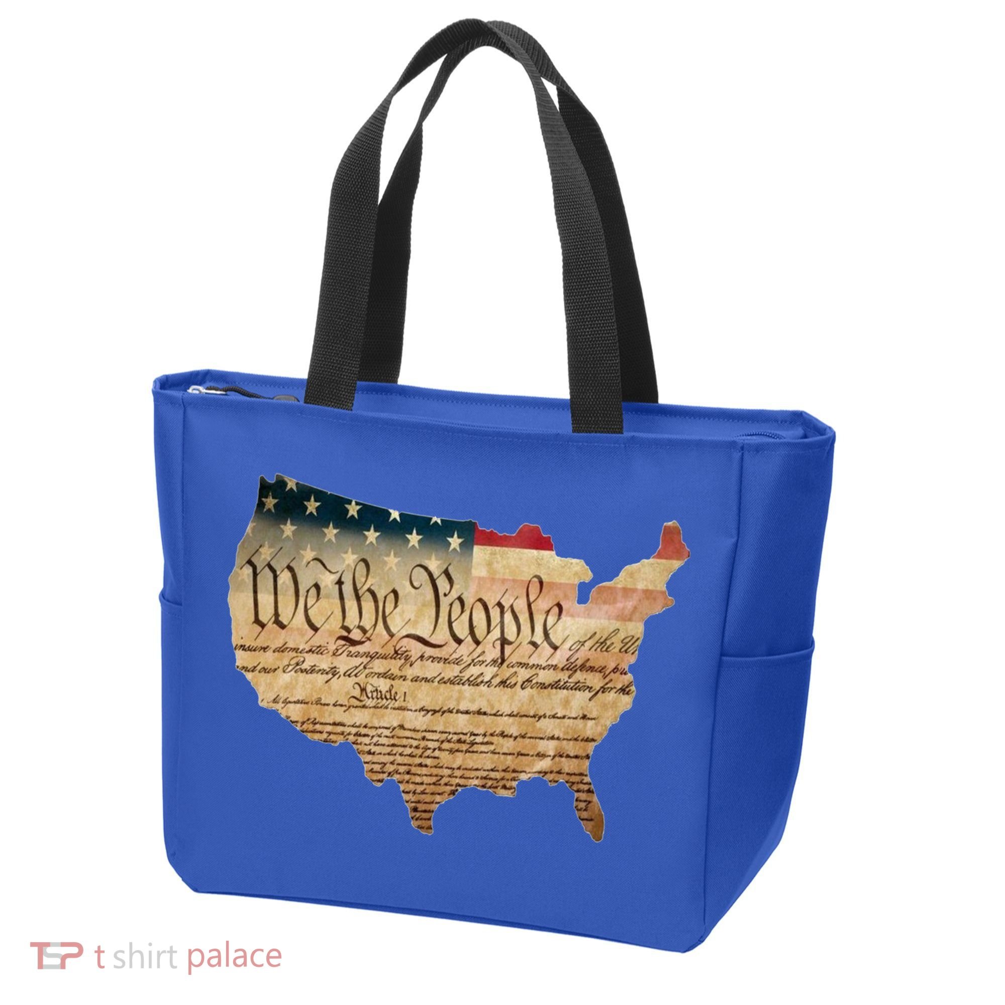 We The People Constitution Usa Flag 2nd Adt Gun Rights Gift Tote Bag
