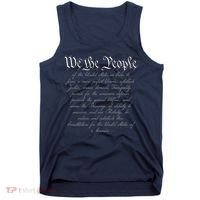 We The People US Constitution 4th Of July Patriotic Tank Top thumb 0