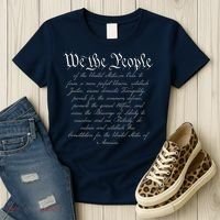 We The People US Constitution 4th Of July Patriotic Women's T-Shirt thumb 3