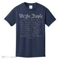 We The People US Constitution 4th Of July Patriotic Kids T-Shirt thumb 0