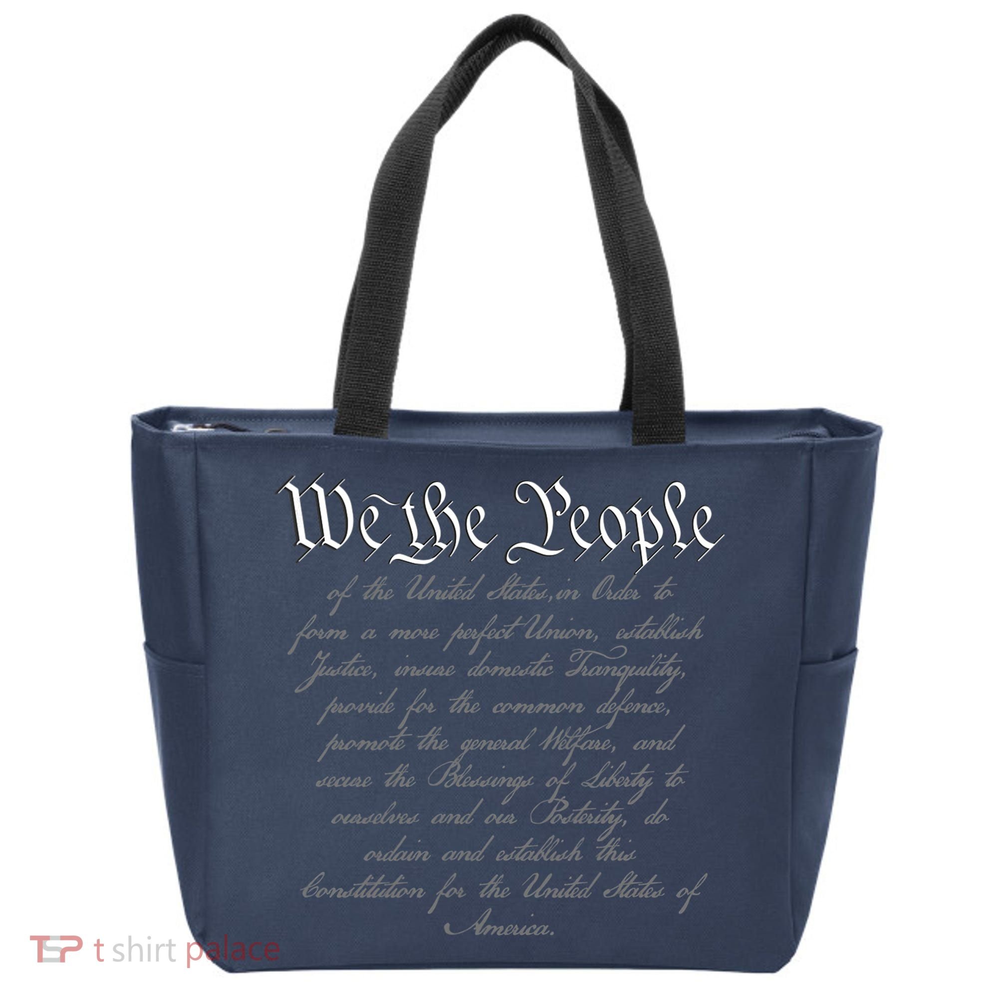 We The People US Constitution 4th Of July Patriotic Tote Bag