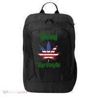 Weed The People Marijuana Usa Flag Funny City Backpack thumb 0