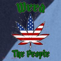 Weed The People Marijuana Usa Flag Funny Raglan Baseball Sleeve Shirt thumb 2