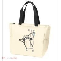 Working The Pole Funny Nurse Dancing Skeleton Halloween Cute Tote Bag thumb 3