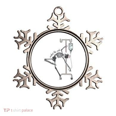 Working The Pole Funny Nurse Dancing Skeleton Halloween Cute Ornament