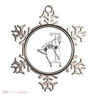 Working The Pole Funny Nurse Dancing Skeleton Halloween Cute Ornament thumb 0