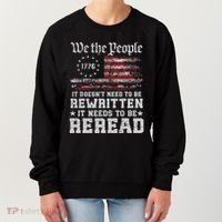 We The People Constitution Needs To Reread Usa Flag July 4th Women's Sweatshirt thumb 0