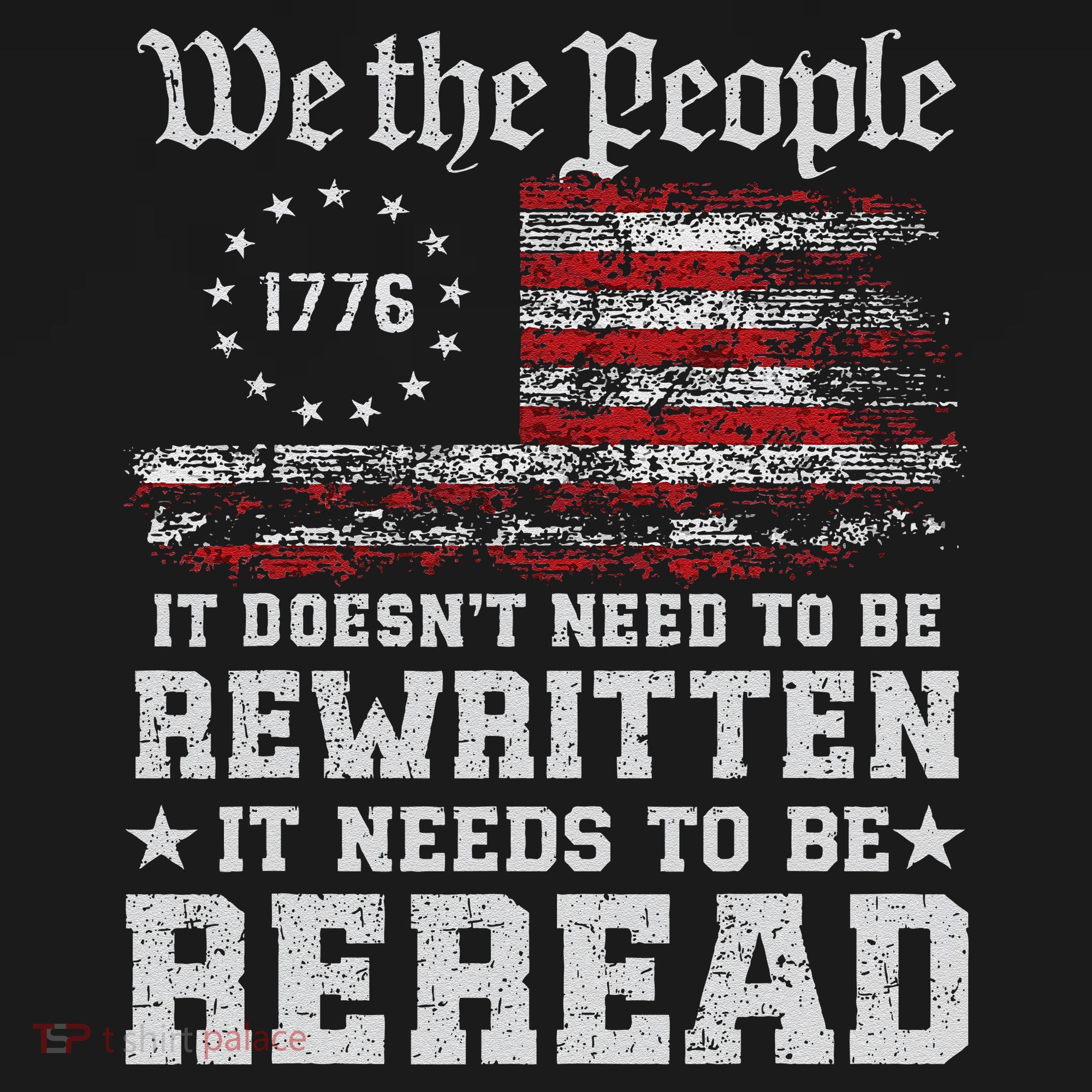 We The People Constitution Needs To Reread Usa Flag July 4th Women's Tank Top