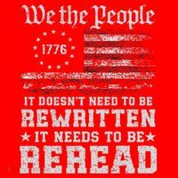 We The People Constitution Needs To Reread Usa Flag July 4th Santa Hat thumb 1