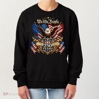 We The People Patriotic 250th Anniversary Eagle 1776-2026 Women's Sweatshirt thumb 0