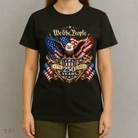 We The People Patriotic 250th Anniversary Eagle 1776-2026 T-Shirt thumb 4