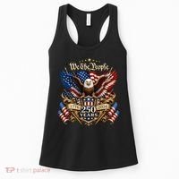We The People Patriotic 250th Anniversary Eagle 1776-2026 Women's Tank Top thumb 0