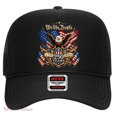 We The People Patriotic 250th Anniversary Eagle 1776-2026 Hat