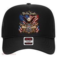 We The People Patriotic 250th Anniversary Eagle 1776-2026 Hat thumb 0