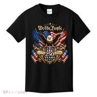 We The People Patriotic 250th Anniversary Eagle 1776-2026 Kids T-Shirt thumb 0