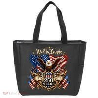 We The People Patriotic 250th Anniversary Eagle 1776-2026 Tote Bag thumb 0