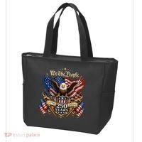 We The People Patriotic 250th Anniversary Eagle 1776-2026 Tote Bag thumb 3