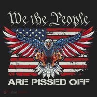 We The People Are Pissed Off Eagle USA Flag Patriotic Tumbler thumb 3