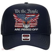 We The People Are Pissed Off Eagle USA Flag Patriotic Hat thumb 0