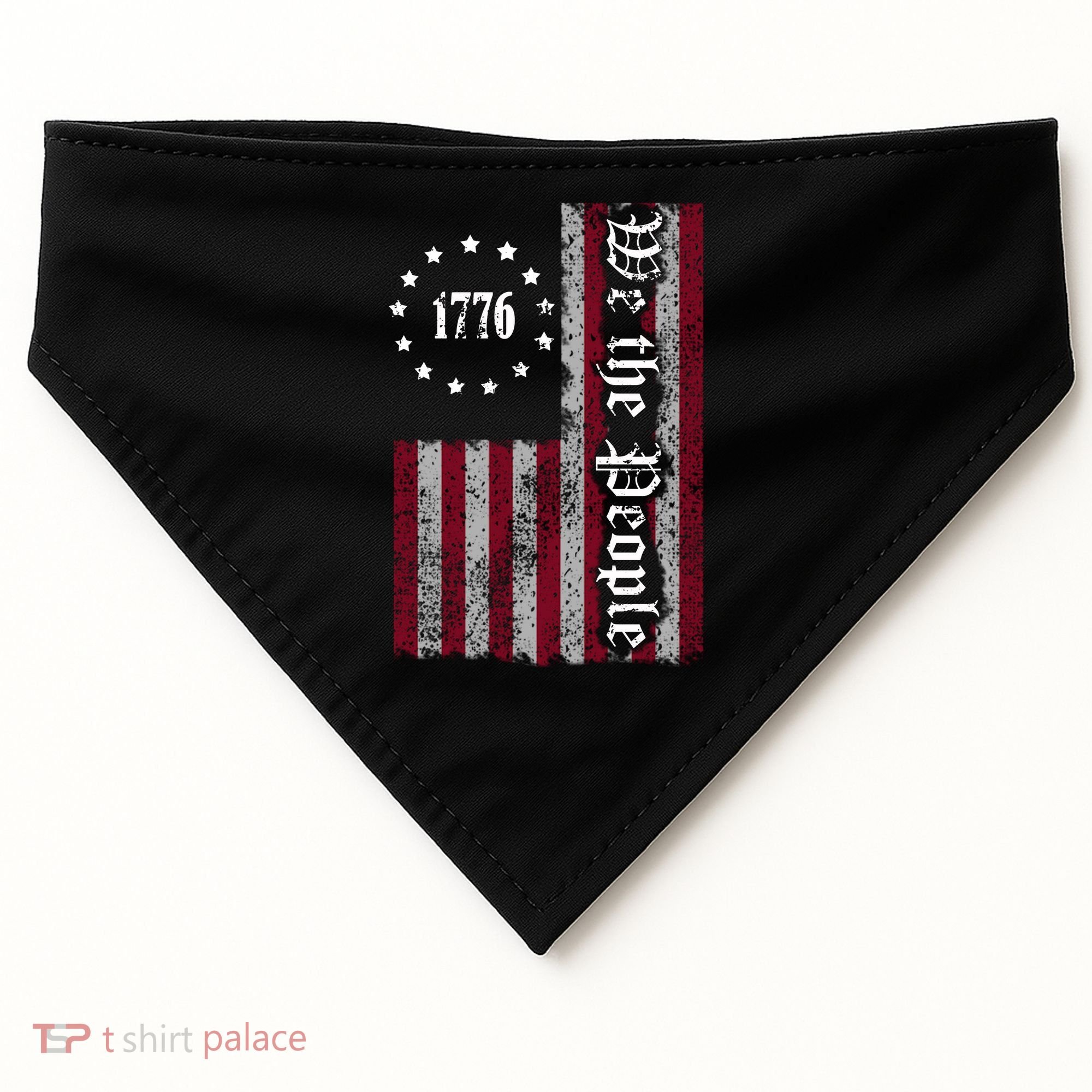We The People Flag USA-Made Doggie Bandana