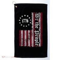 We The People Flag Golf Towel thumb 0