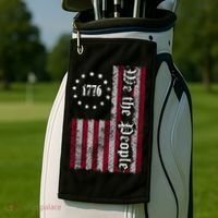 We The People Flag Golf Towel thumb 2