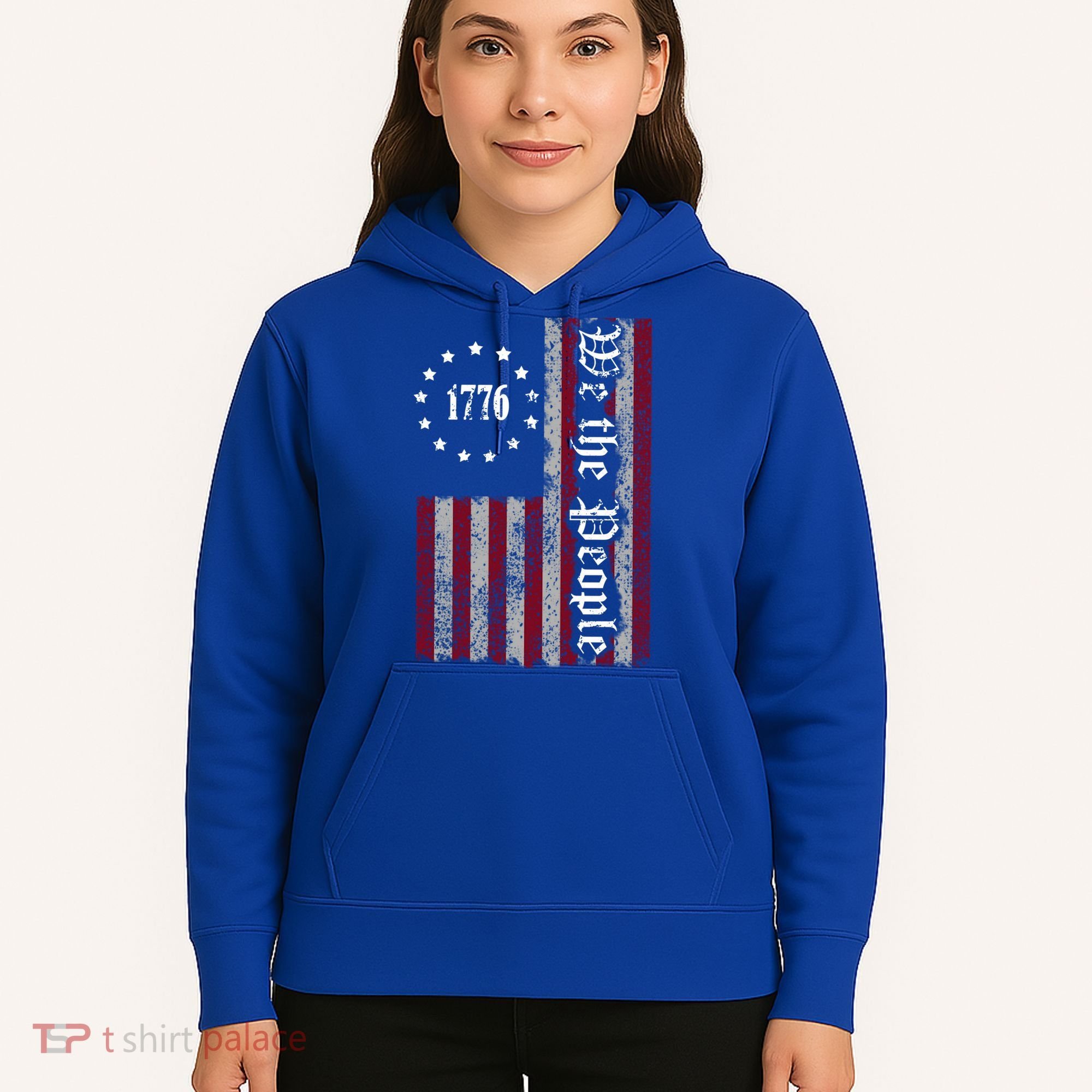 We The People Flag Hoodie