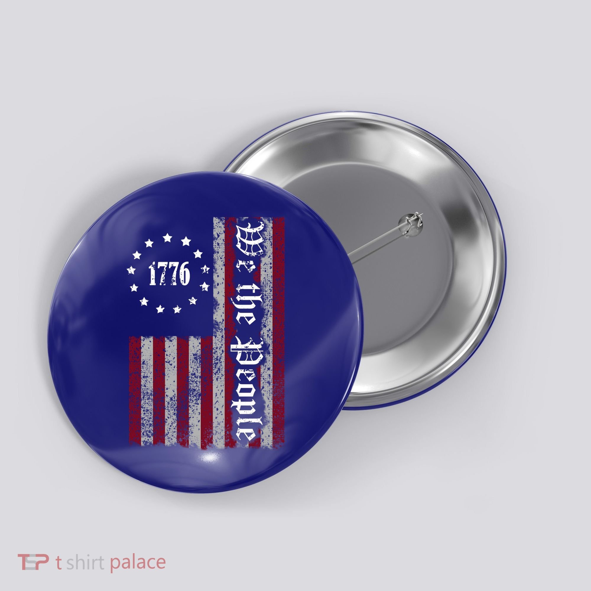 We The People Flag Button