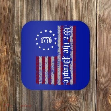 We The People Flag Coaster