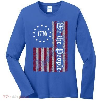 We The People Flag Women's Long Sleeve Shirt