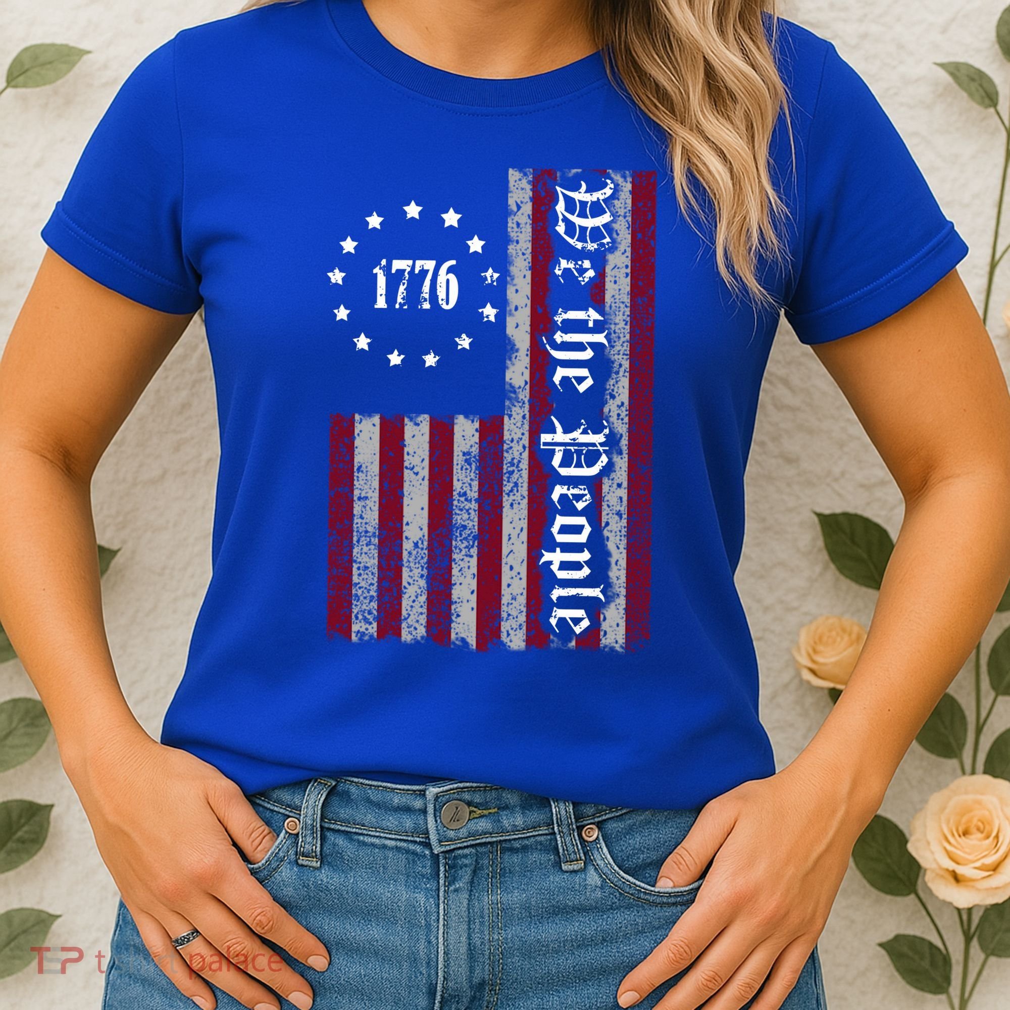 We The People Flag Women's T-Shirt