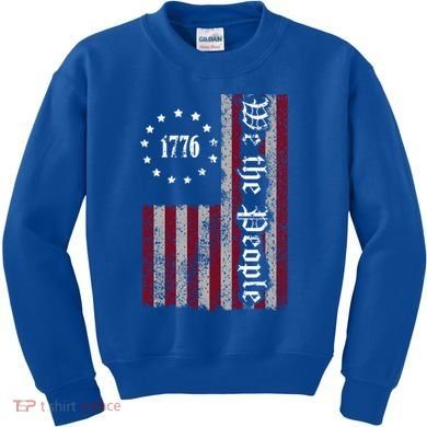 We The People Flag Kids Sweatshirt