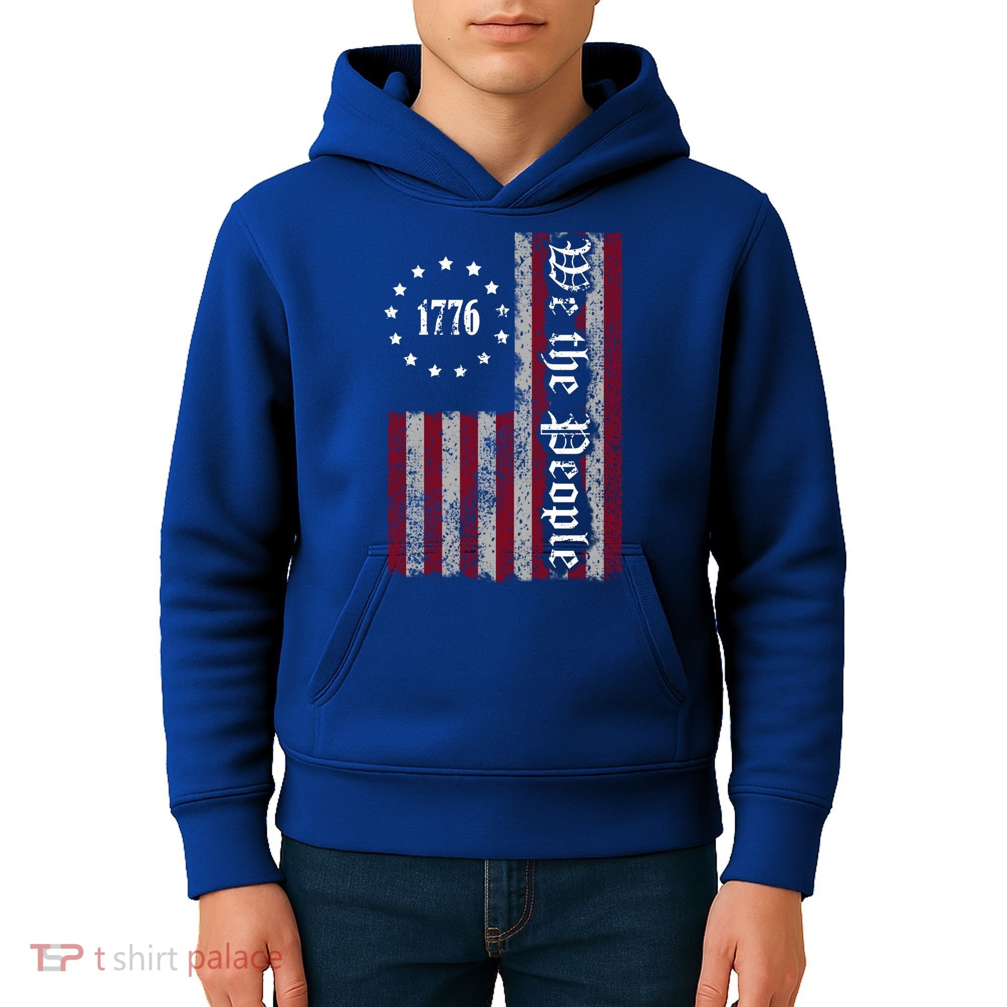 We The People Flag Kids Hoodie
