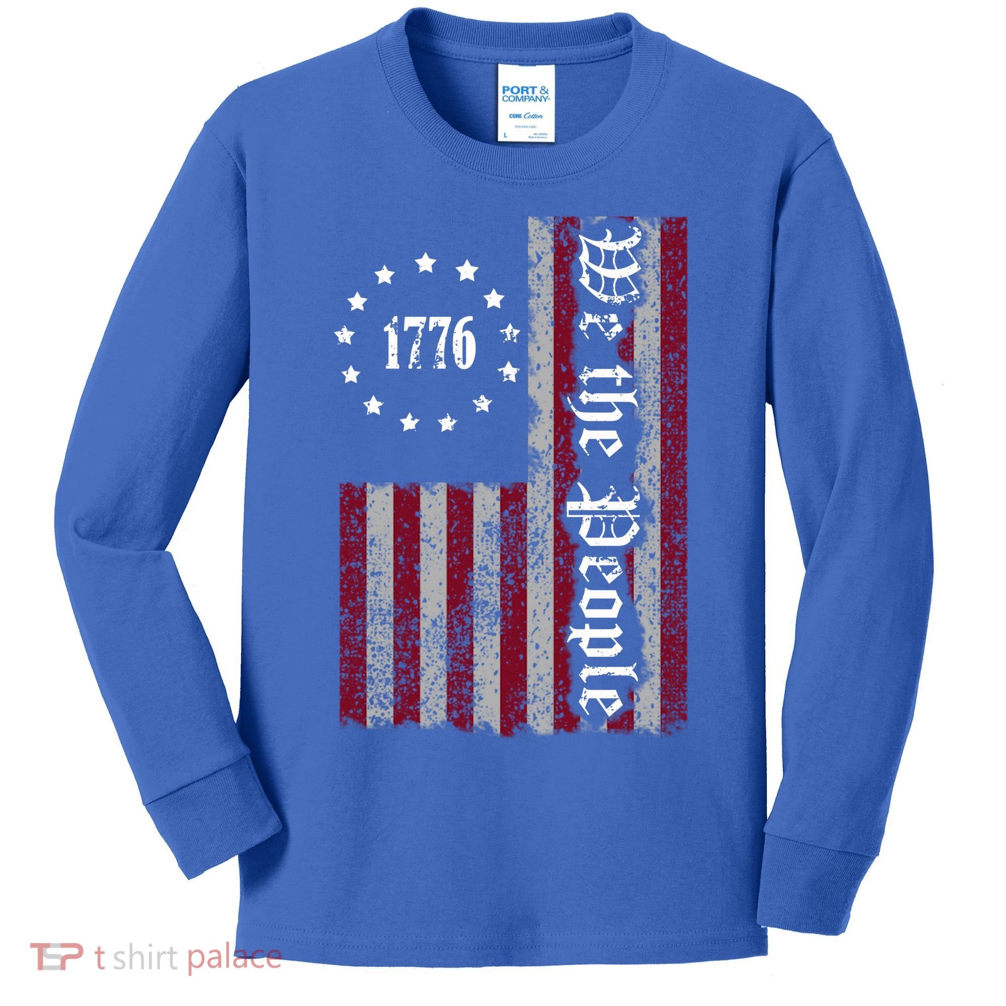 We The People Flag Kids Long Sleeve Shirt