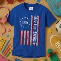 We The People Flag Kids T-Shirt thumb 3