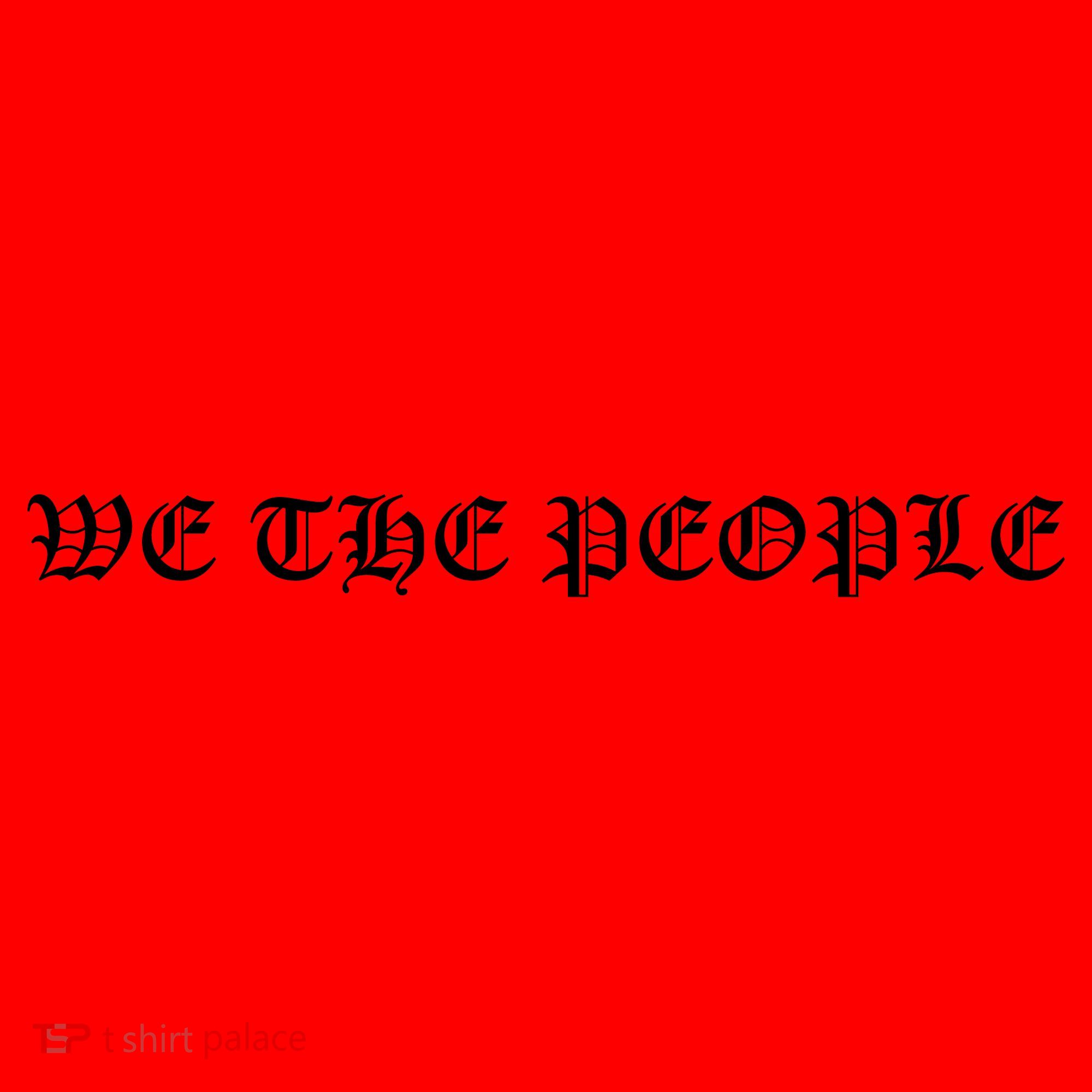 We The People Retro Santa Hat