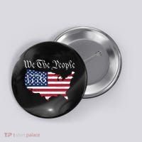 We The People 1776 Conservative Patriotic American US Constitution American Button thumb 0