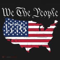 We The People 1776 Conservative Patriotic American US Constitution American Women's Hoodie thumb 2