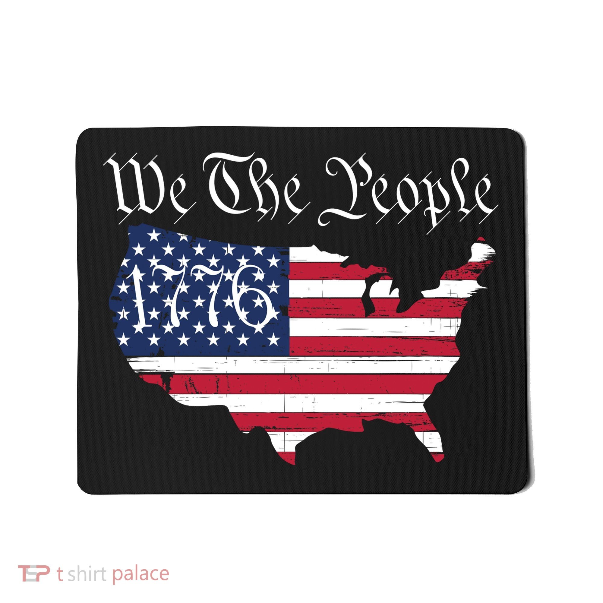 We The People 1776 Conservative Patriotic American US Constitution American Mousepad
