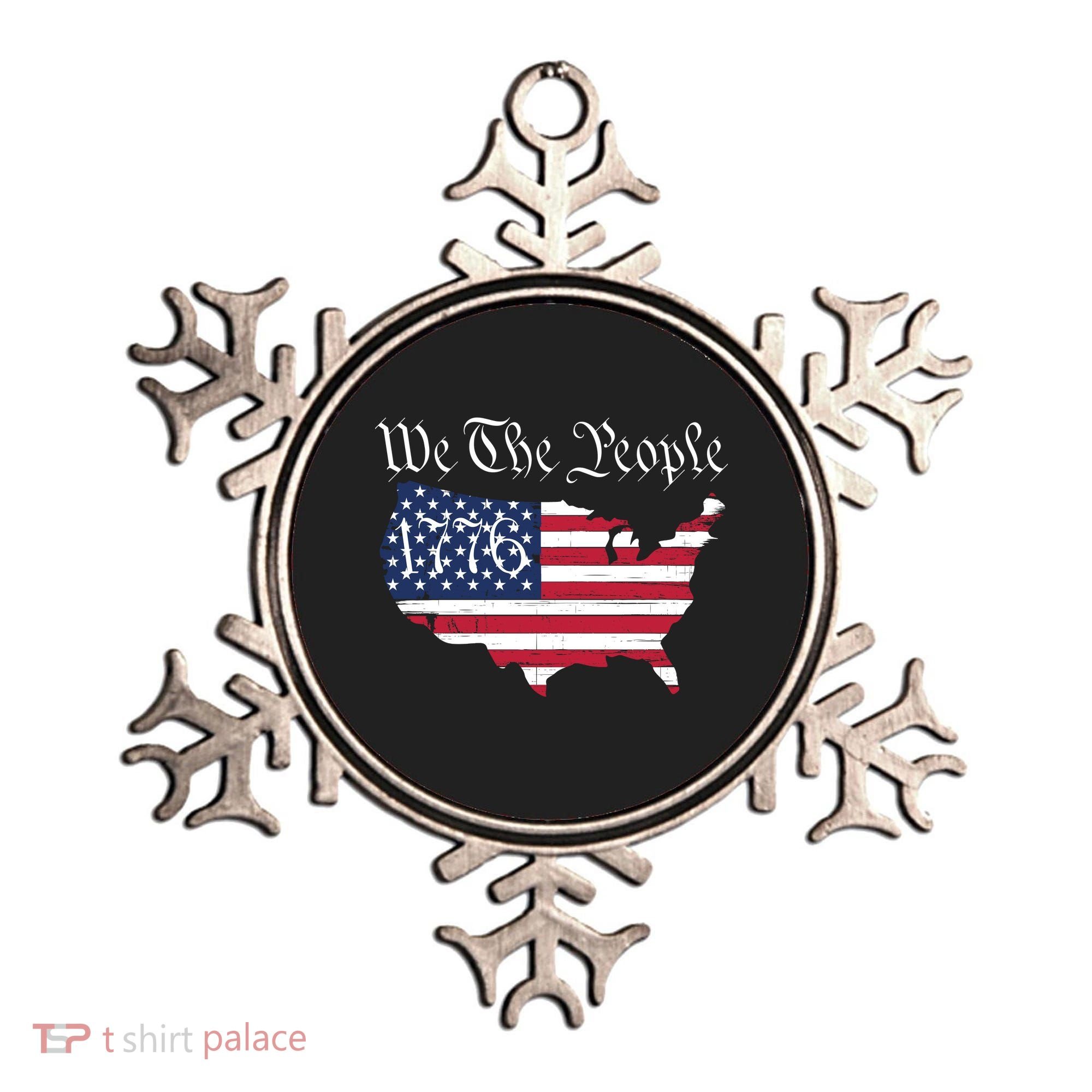 We The People 1776 Conservative Patriotic American US Constitution American Ornament