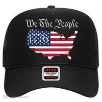 We The People 1776 Conservative Patriotic American US Constitution American Hat thumb 0