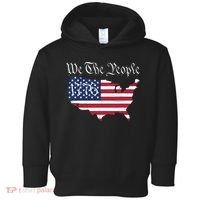 We The People 1776 Conservative Patriotic American US Constitution American Toddler Hoodie thumb 0