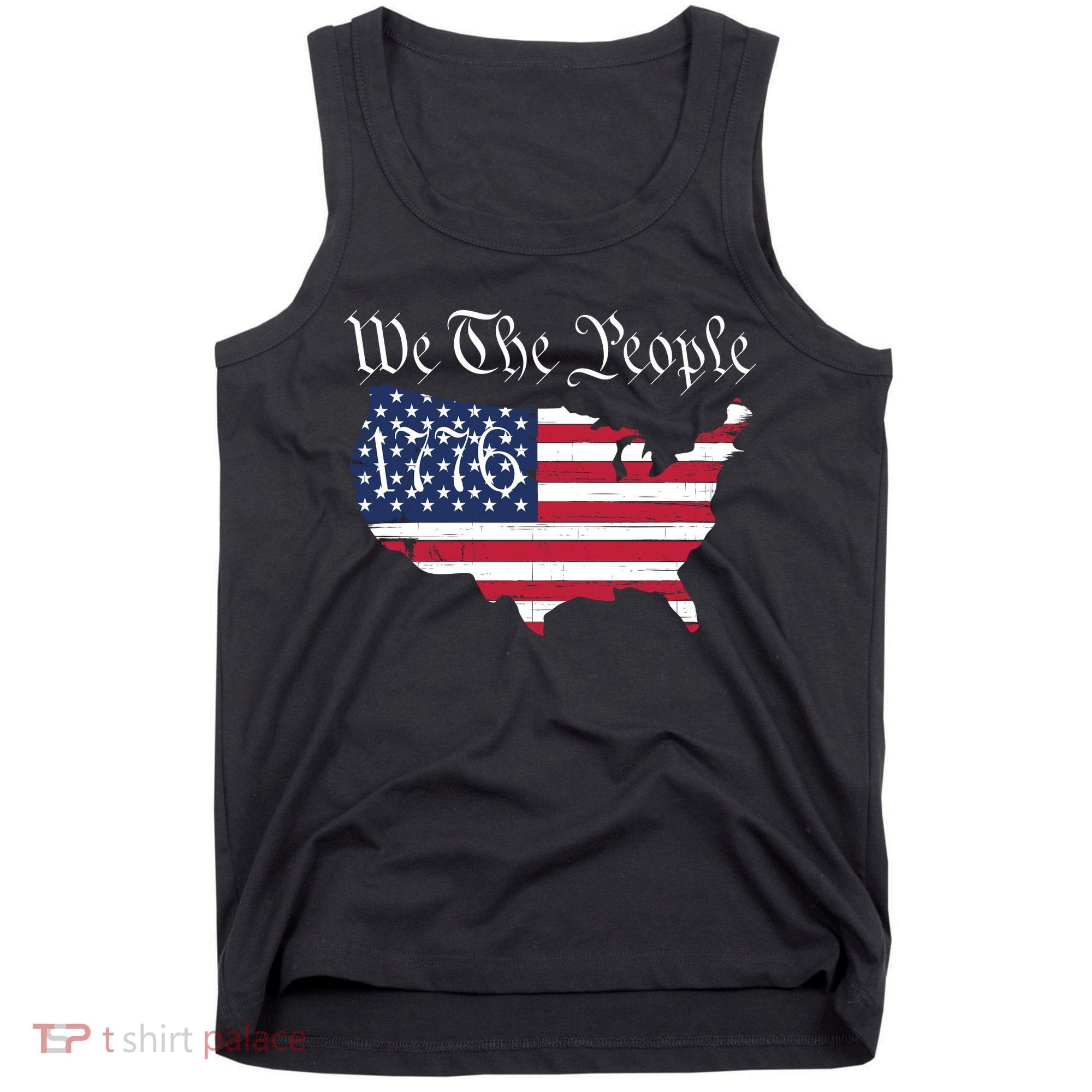 We The People 1776 Conservative Patriotic American US Constitution American Tank Top