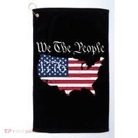 We The People 1776 Conservative Patriotic American US Constitution American Golf Towel thumb 0