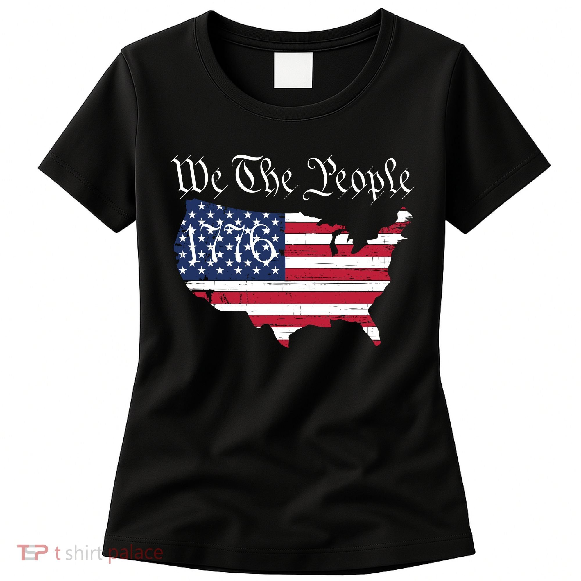 We The People 1776 Conservative Patriotic American US Constitution American Women's T-Shirt