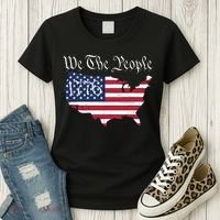We The People 1776 Conservative Patriotic American US Constitution American Women's T-Shirt thumb 3