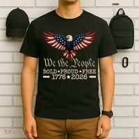 We The People Bold Proud Free 1776-2026 T-Shirt thumb 6