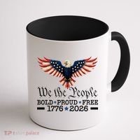 We The People Bold Proud Free 1776-2026 Coffee Mug thumb 1